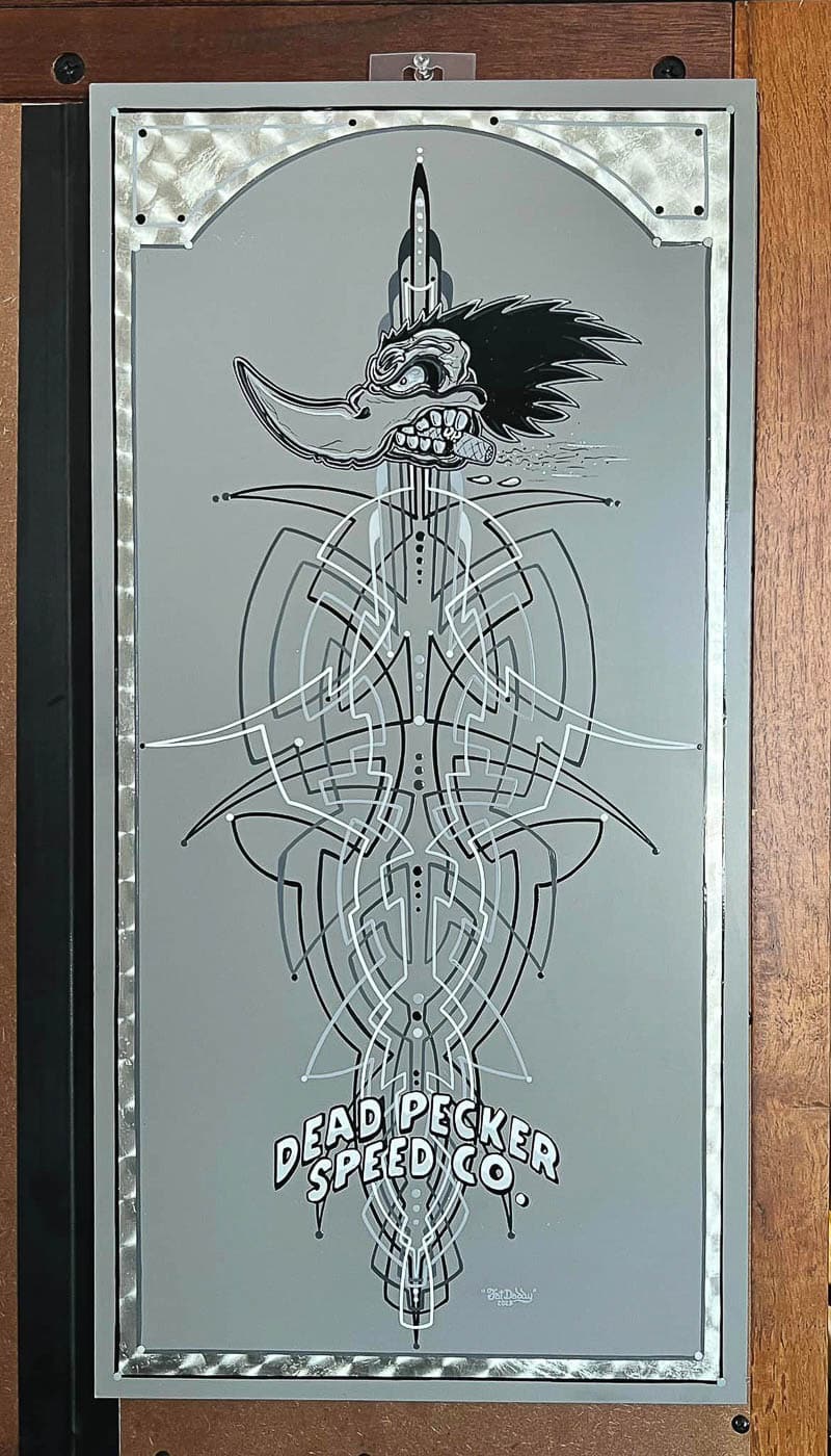 Dead Pecker Speed Company Pinstripe Panel